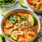 easy soup recipes : Thai Red Curry Noodle Soup