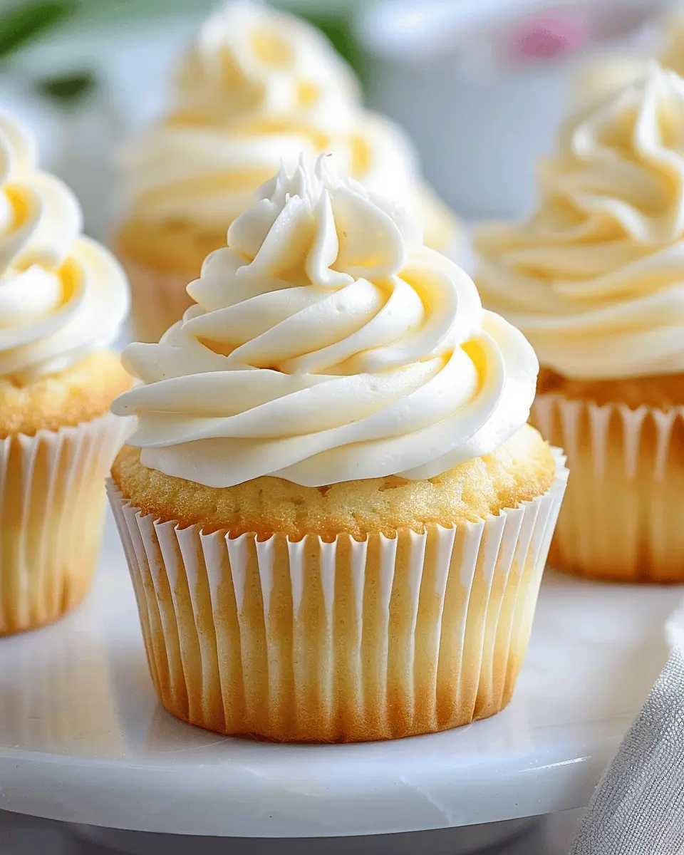 Irresistible Easy Vanilla Cupcakes with Buttercream Delight