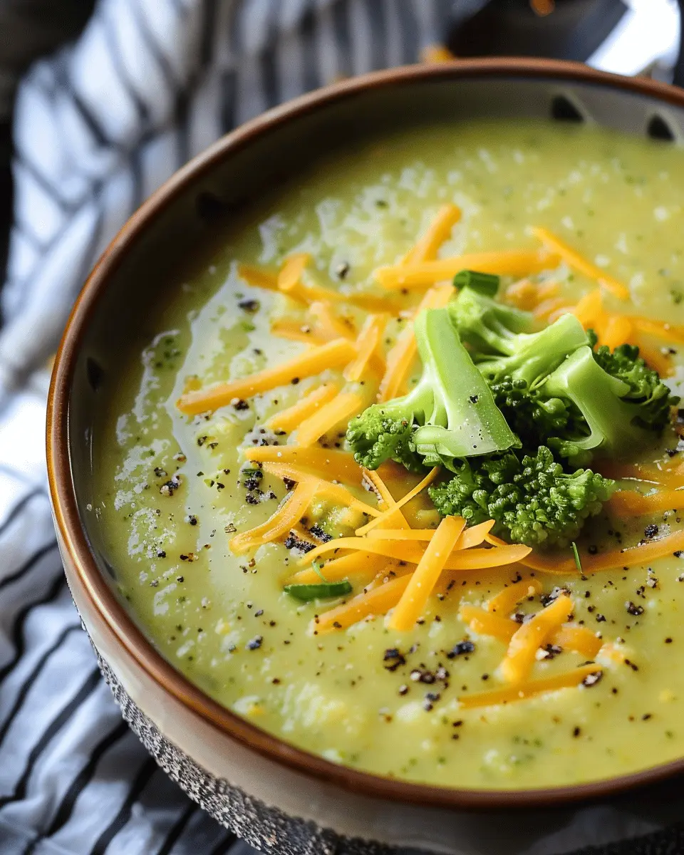 Easy Soup Recipes: Indulgent Broccoli Cheddar Soup Made Simple