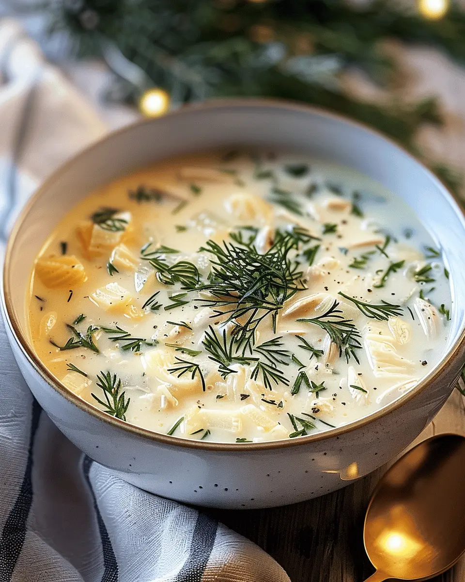 Easy Soup Recipes: Comforting Avgolemono Soup with Turkey Bacon