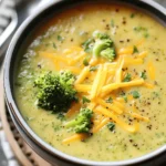 easy soup recipes : Broccoli Cheddar Soup