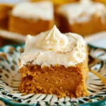 quick recipe ideas : Pumpkin Bars with Cream Cheese Frosting