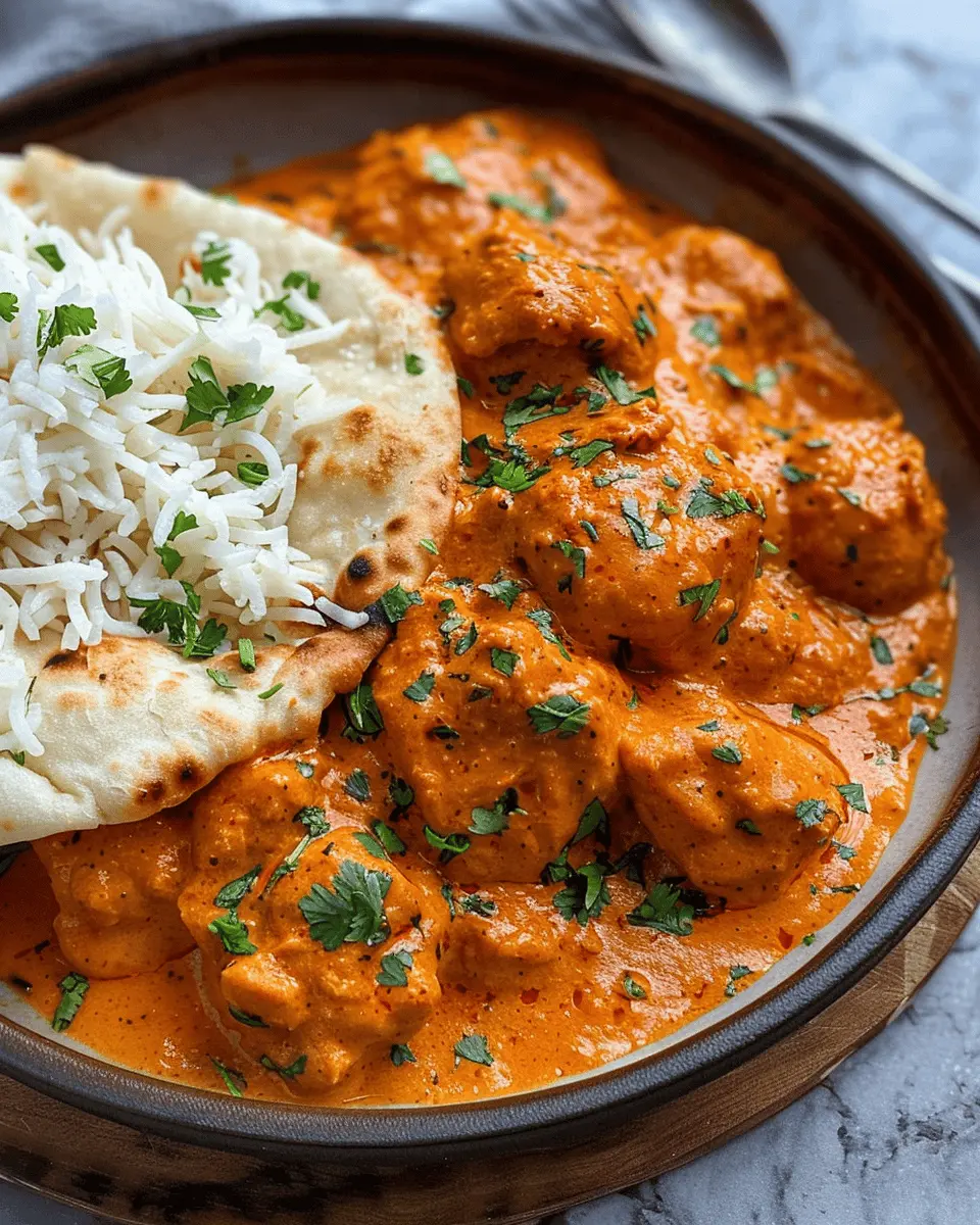 Easy Summer Meals Ideas: Quick Easy Homemade Butter Chicken Delight