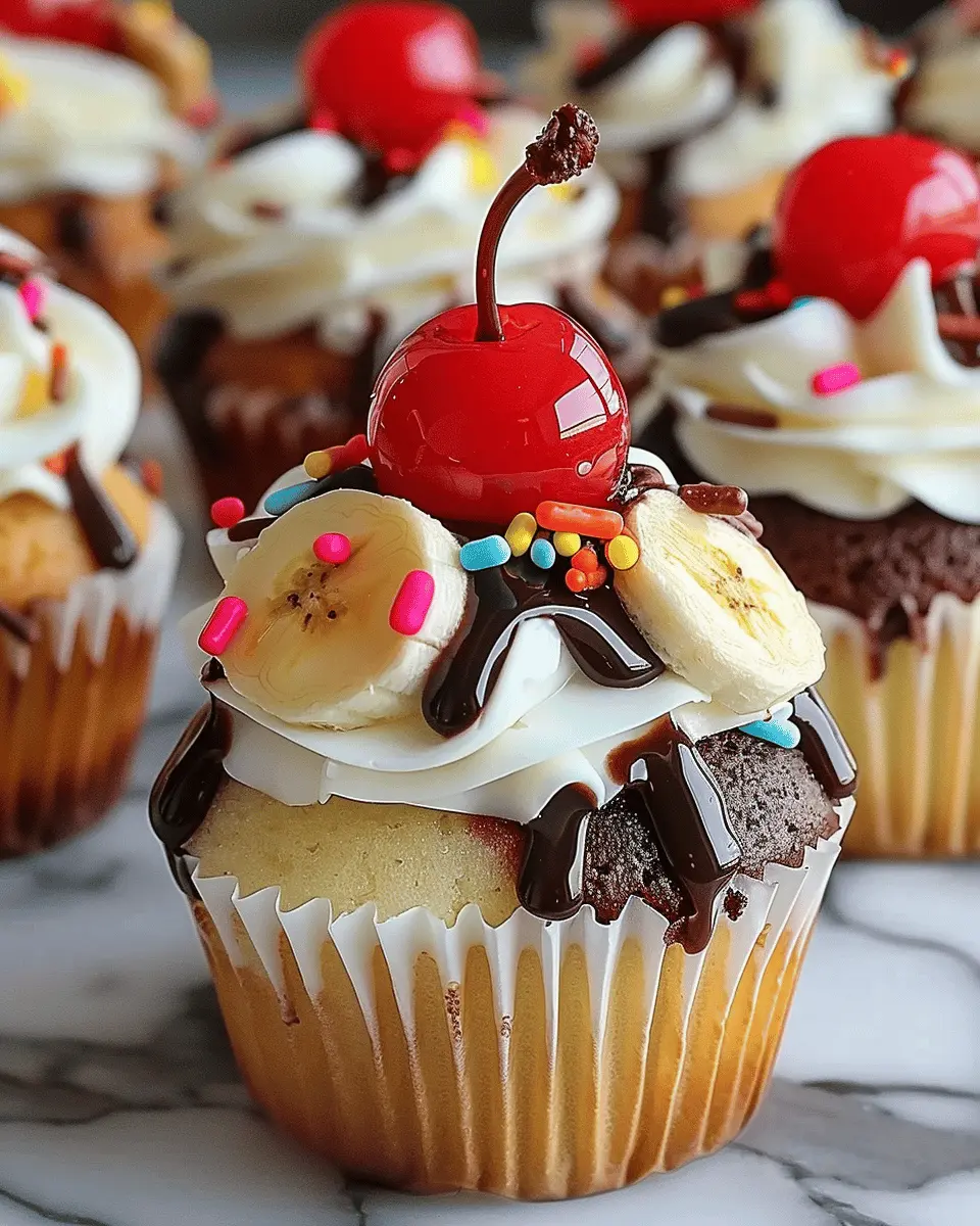 Banana Split Cupcakes: The Indulgent Twist on a Classic Treat
