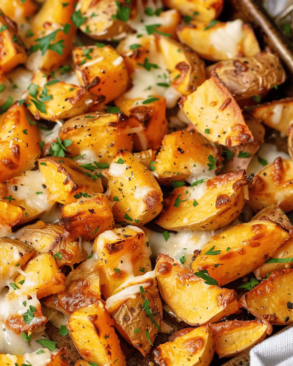 Sweet Potato Recipes: Indulgent Cheesy Turkey Bacon Potatoes