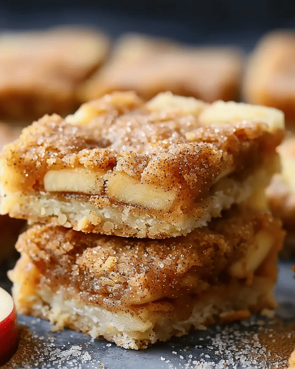 Easy Summer Meals Ideas: Delightful Apple Snickerdoodle Bars