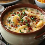 easy soup recipes : Crock Pot Crack Potato Soup