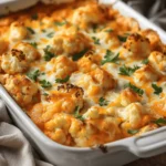 Low Carb Recipes : Creamy Buffalo Chicken Cauliflower Casserole Recipe