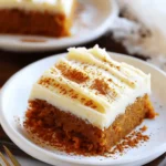 quick recipe ideas : Pumpkin Bars with Cream Cheese Frosting