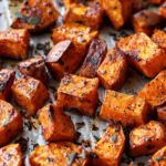 Sweet potato recipes : Crispy Roasted Sweet Potatoes
