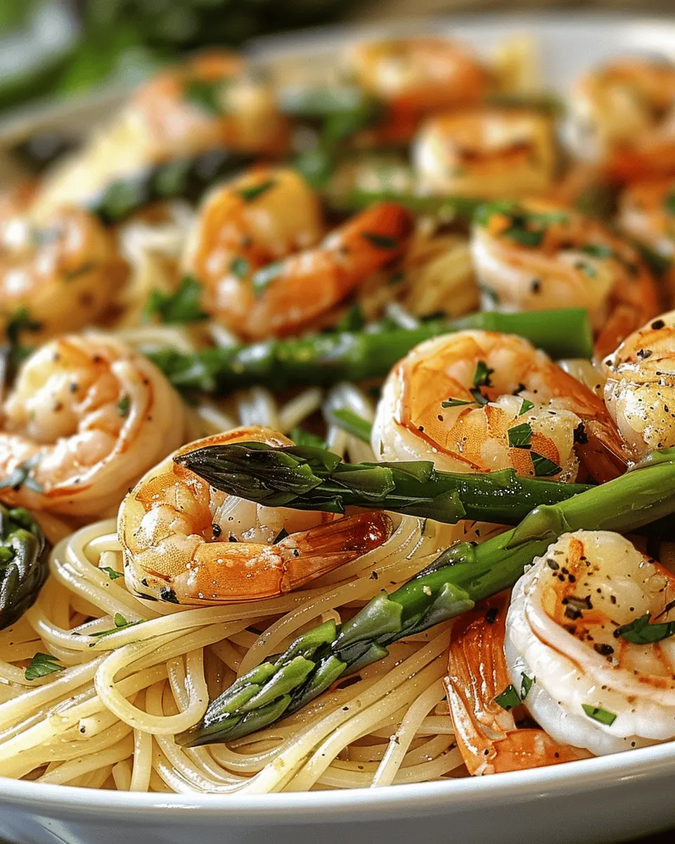 Asparagus Shrimp Angel Hair Pasta: A Quick Delight for Busy Nights
