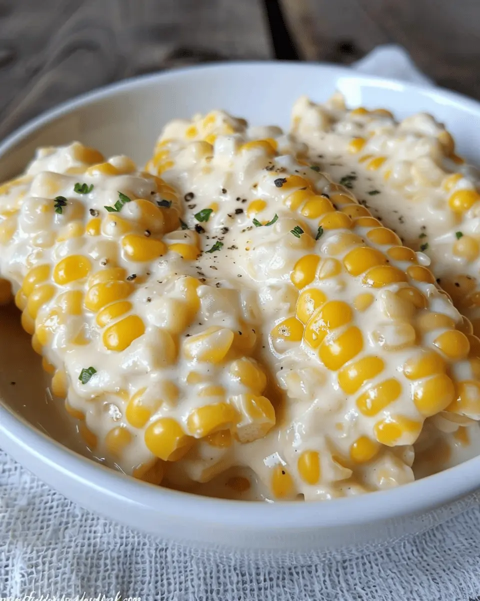 Crock Pot Cream Corn Recipe: Easy Comfort Food with Turkey Bacon