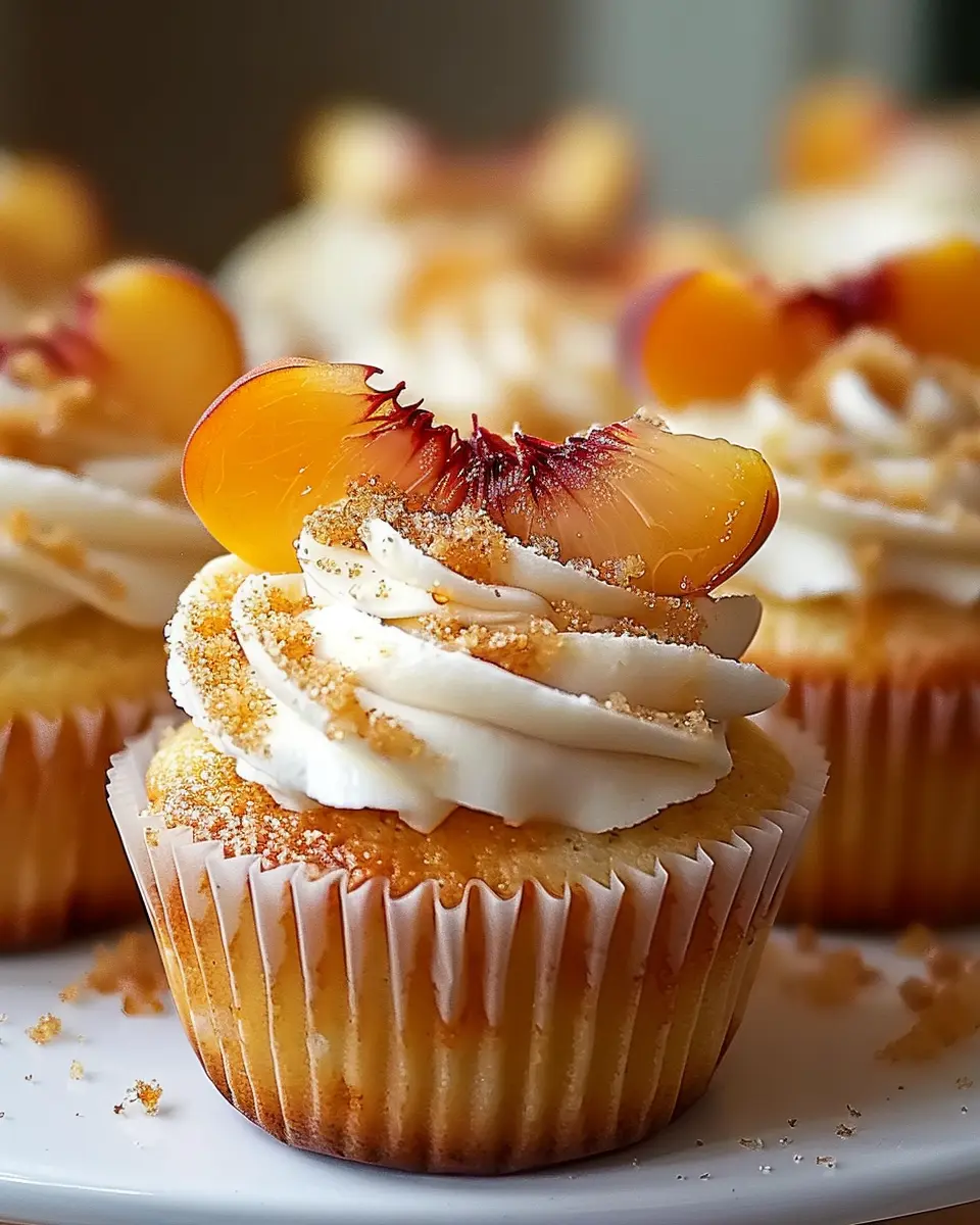 Honey Peach Cream Cheese Cupcakes: Irresistibly Moist Delights