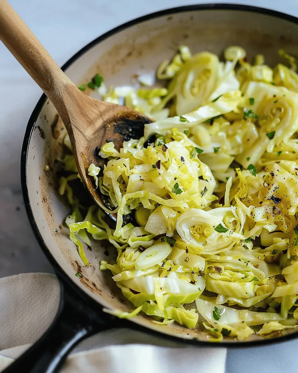 Easy Side Dishes: Perfect Sautéed Cabbage with Turkey Bacon