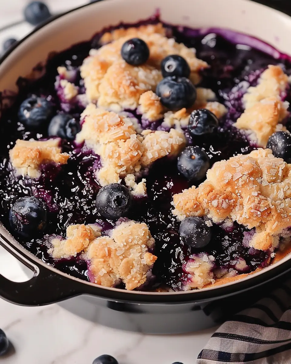 Crockpot Blueberry Cobbler: Easy, Indulgent Delight for All