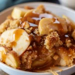 Crockpot Caramel Apple Dump Cake