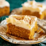 quick recipe ideas : Pumpkin Bars with Cream Cheese Frosting