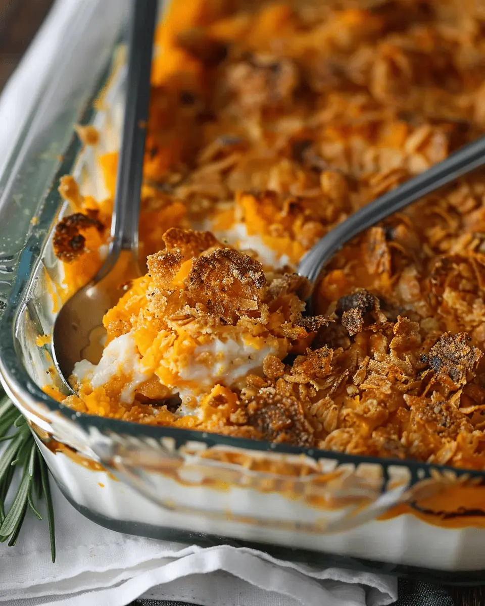 Sweet Potato Recipes: Indulgent Funeral Potatoes with Turkey Bacon