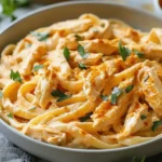 Buffalo Chicken Alfredo Pasta