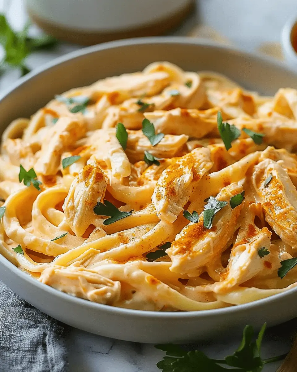 Buffalo Chicken Alfredo Pasta: Easy Comfort Food Delight