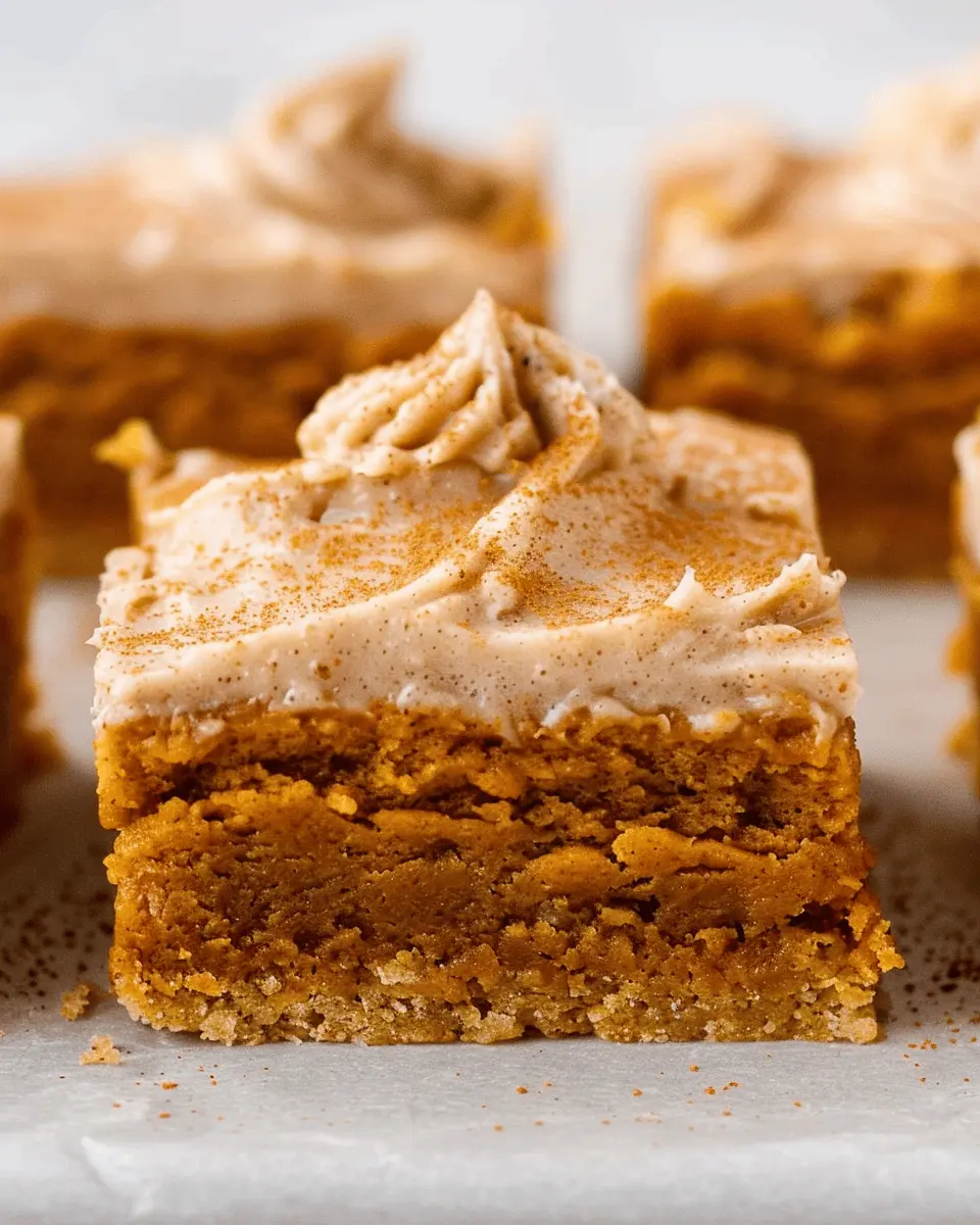 quick recipe ideas: Indulgent Pumpkin Bars with Brown Sugar Frosting