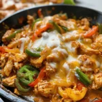 Queso Chicken Fajita Skillet