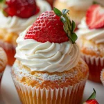 Strawberry Shortcake Cupcakes