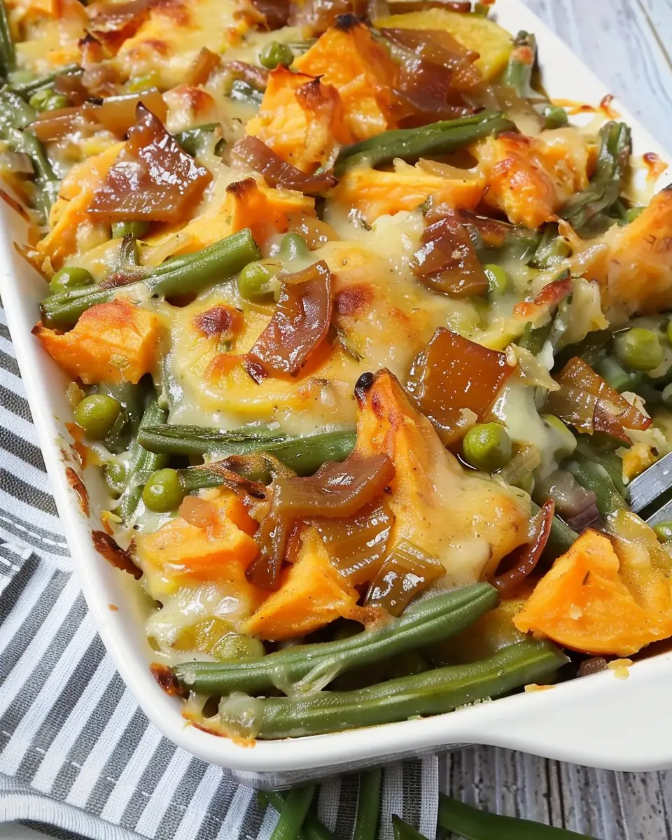 Sweet Potato Recipes: Indulgent Green Bean and Potato Casserole