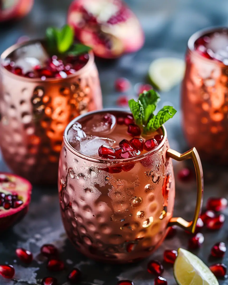 Spiced Pomegranate Mule: A Refreshing Twist on Tradition