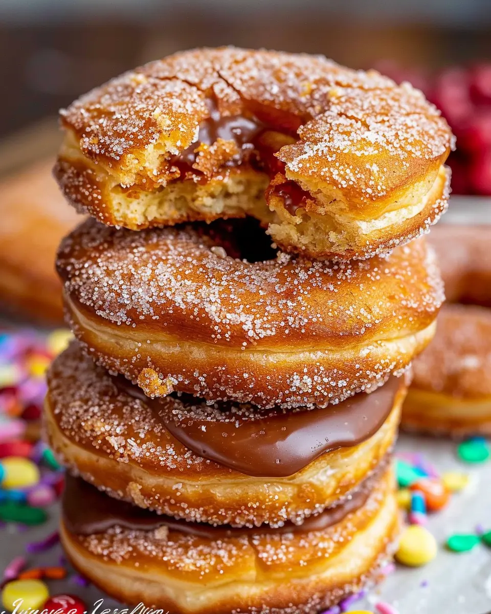 Breakfast ideas: Indulgent Uncrustable Donuts with Turkey Bacon