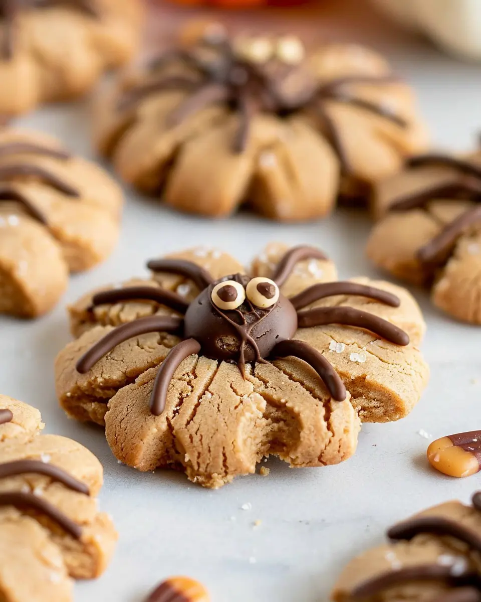 Halloween Peanut Butter Spider Cookies: Easy Treats for Spooky Fun
