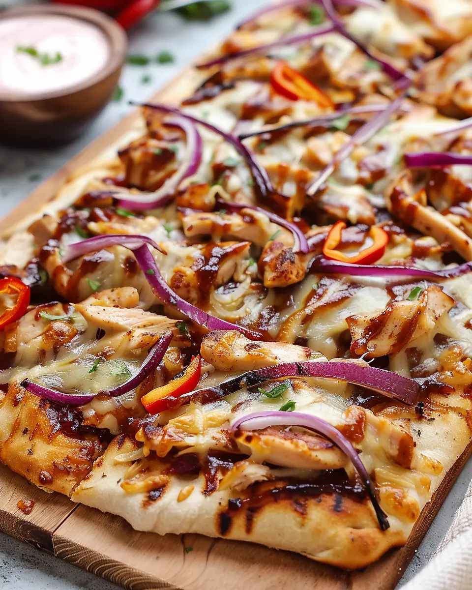 BBQ Chicken Flatbread: Easy Recipe for a Flavorful Family Meal