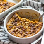 breakfast ideas : Pumpkin Baked Oatmeal