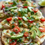 Chicken and Avocado Flatbread