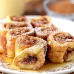 breakfast ideas : Cinnamon French Toast Roll Ups