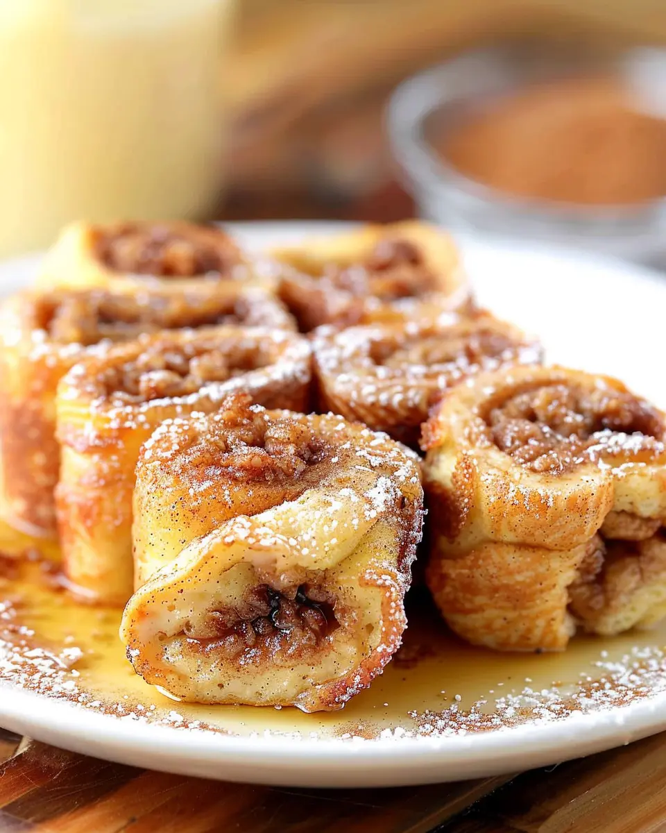 Breakfast ideas: Indulge in Cinnamon French Toast Roll Ups with Turkey Bacon