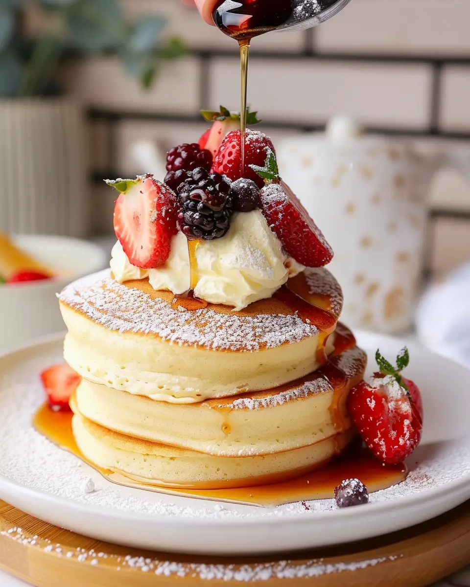 breakfast ideas: Indulge in Fluffy Japanese Soufflé Pancakes