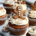 Gingerbread Man Cupcakes