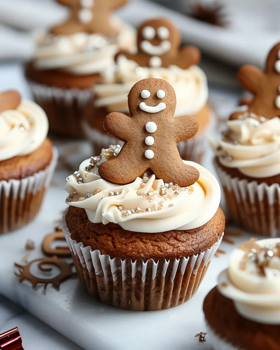 Gingerbread Man Cupcakes: Easy and Delicious Holiday Treats