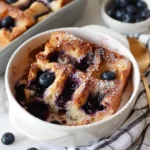 breakfast ideas : Overnight Blueberry French Toast Casserole