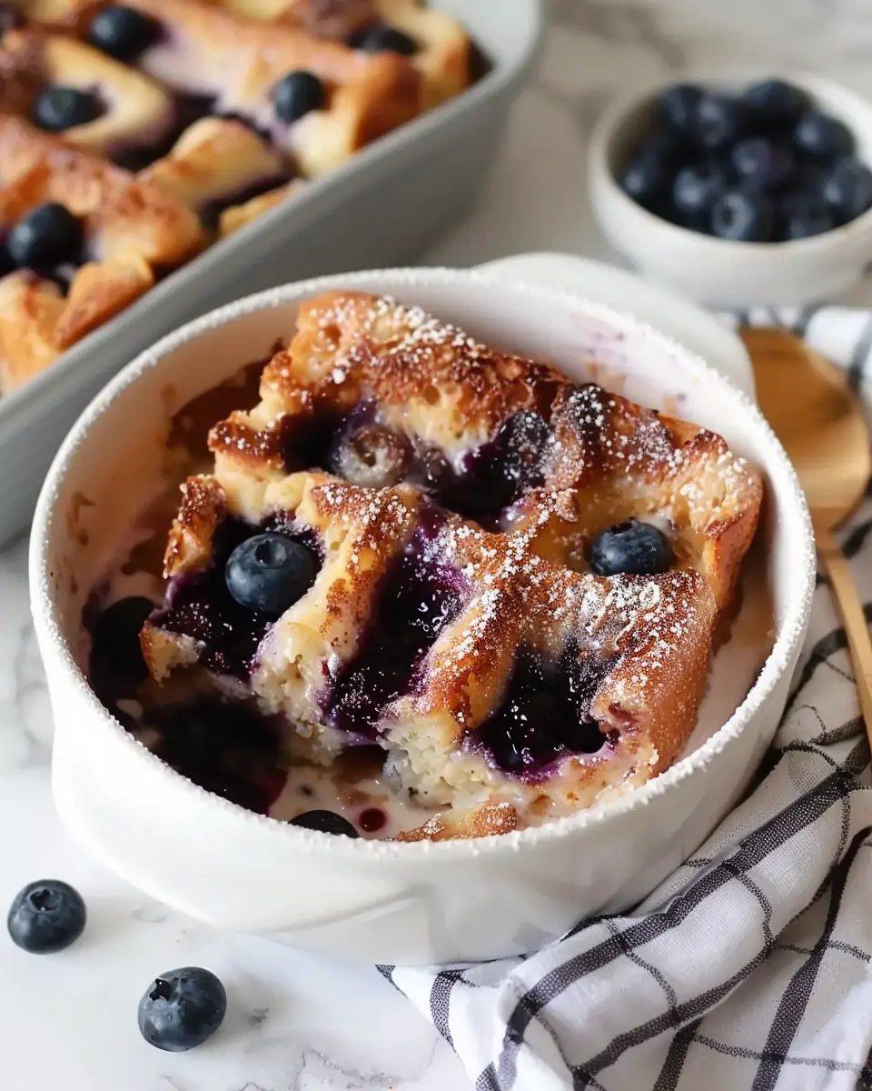 Breakfast ideas: Indulgent Overnight Blueberry French Toast Casserole