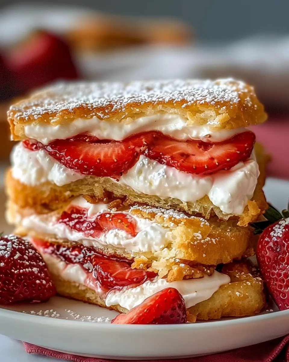 Fried Strawberry Cheesecake Sandwiches: An Indulgent Treat for Home Chefs