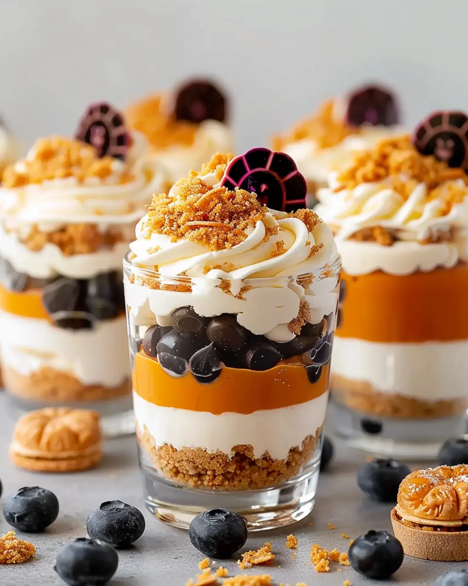 No-Bake Halloween Cheesecake Parfaits: Easy &amp; Indulgent Treats