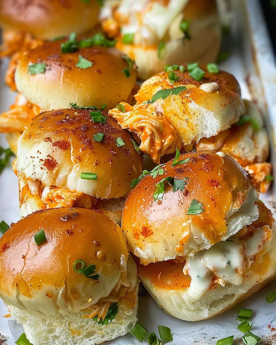 Spicy Buffalo Chicken Sliders: Easy, Flavorful, and Indulgent Treats