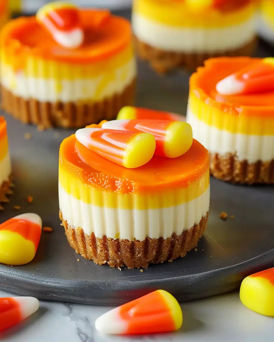 Mini Candy Corn Cheesecakes: The Best Festive Treat for Fall
