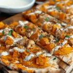 Chicken and Sweet Potato Flatbread