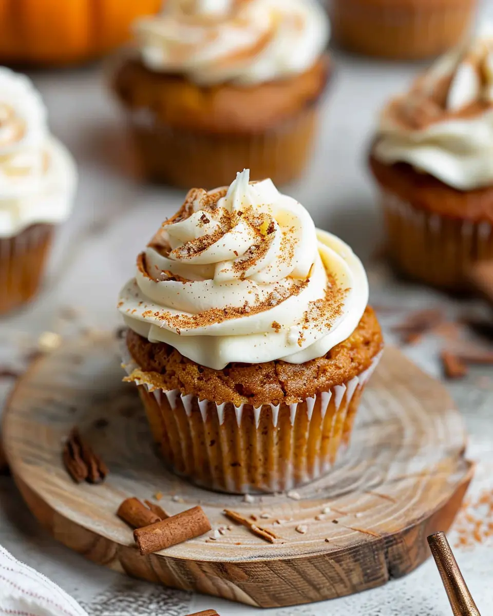 Easy Pumpkin Cupcakes with Cream Cheese Frosting You’ll Love
