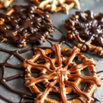 Halloween Chocolate Pretzel Spider Webs: A Sweet and Spooky Treat