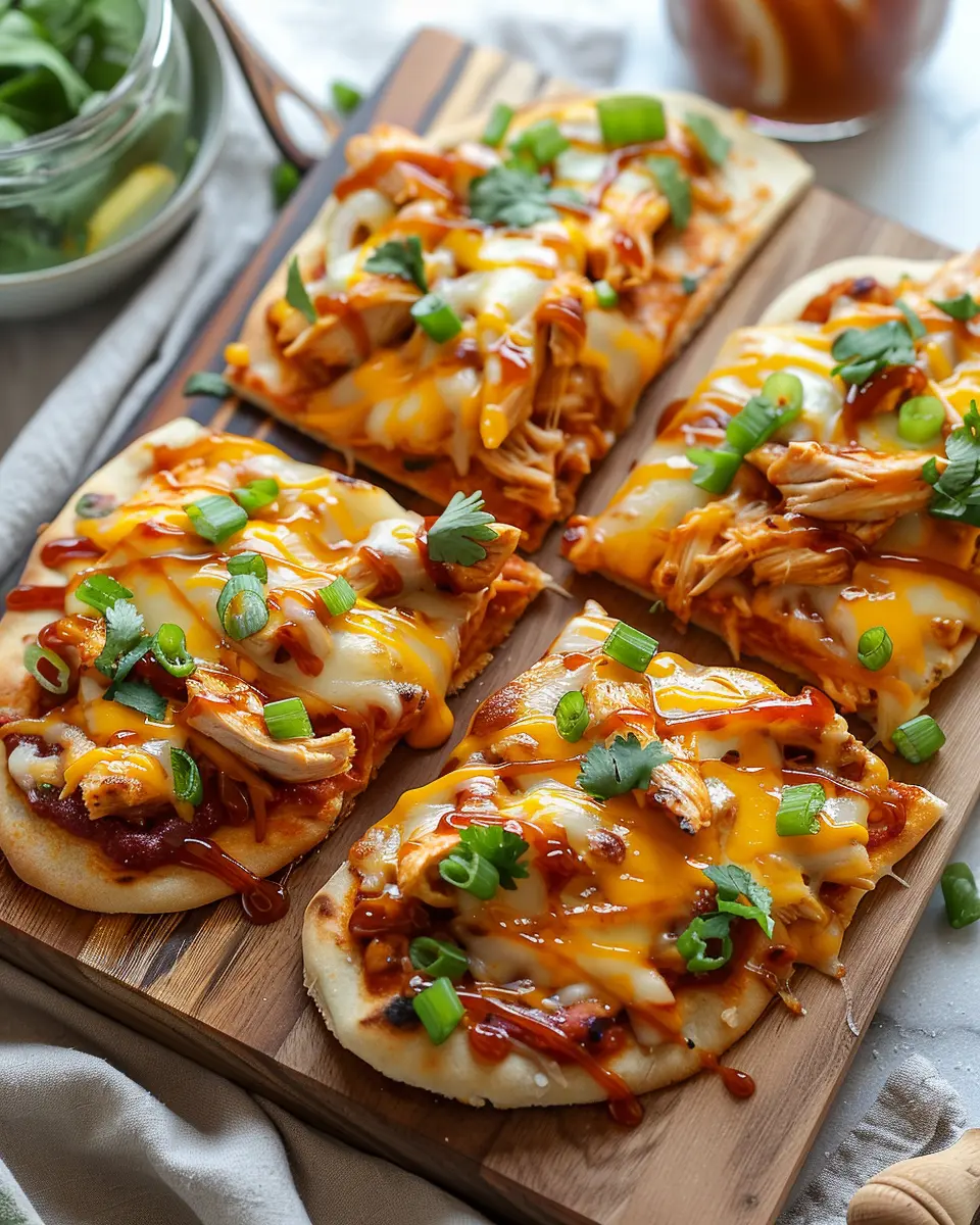 BBQ Ranch Chicken Flatbread: Easy, Delicious, and Family-Friendly