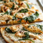 Chicken and Spinach Flatbread